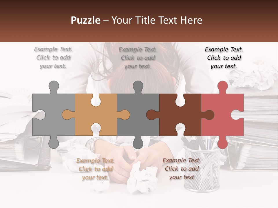 Water Sad Old PowerPoint Template