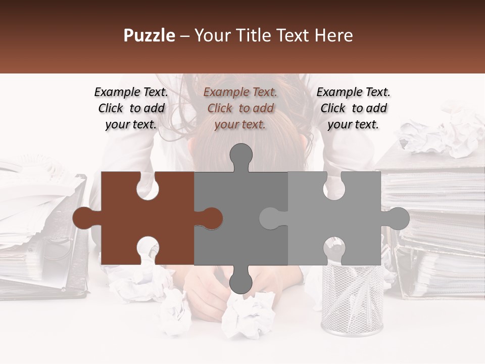 Water Sad Old PowerPoint Template