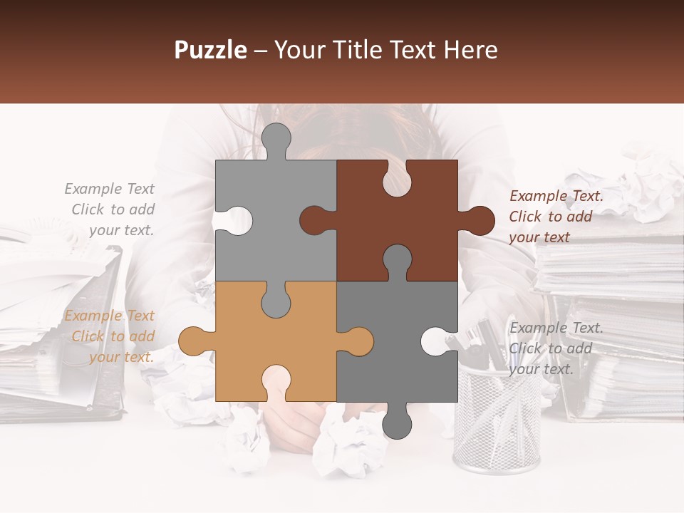 Water Sad Old PowerPoint Template