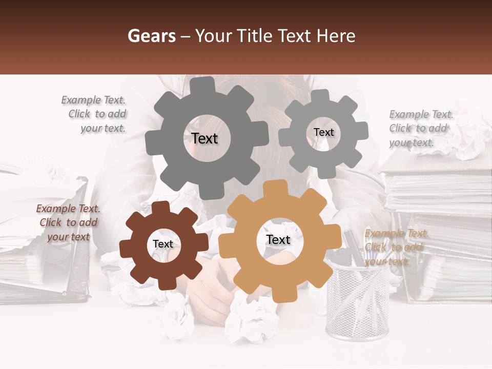 Water Sad Old PowerPoint Template