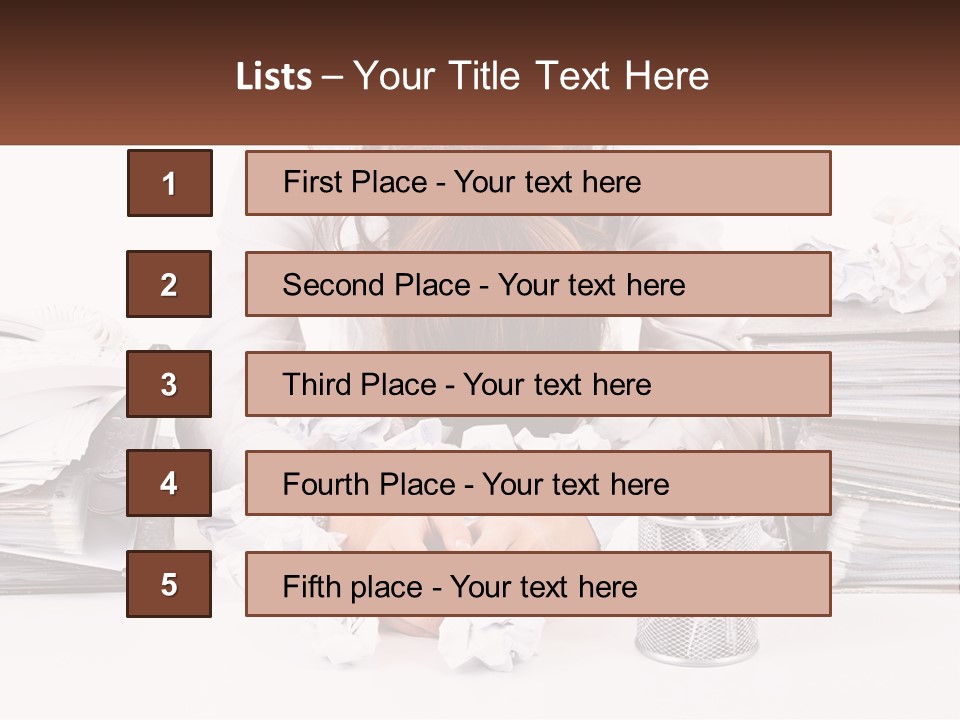 Water Sad Old PowerPoint Template