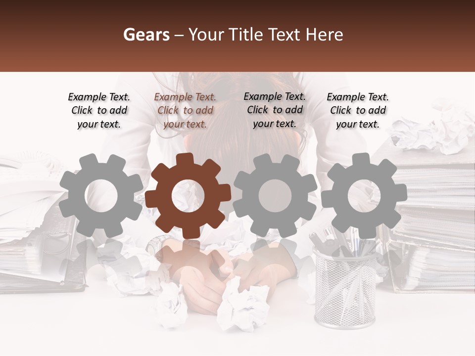 Water Sad Old PowerPoint Template