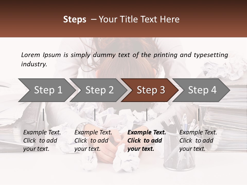 Water Sad Old PowerPoint Template