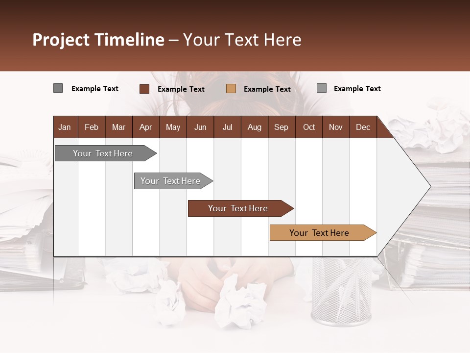 Water Sad Old PowerPoint Template