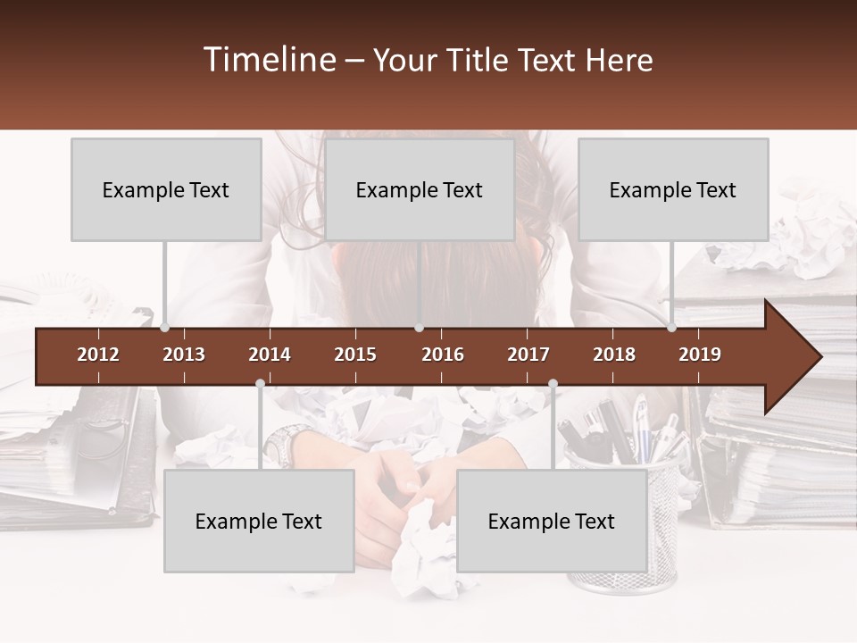 Water Sad Old PowerPoint Template