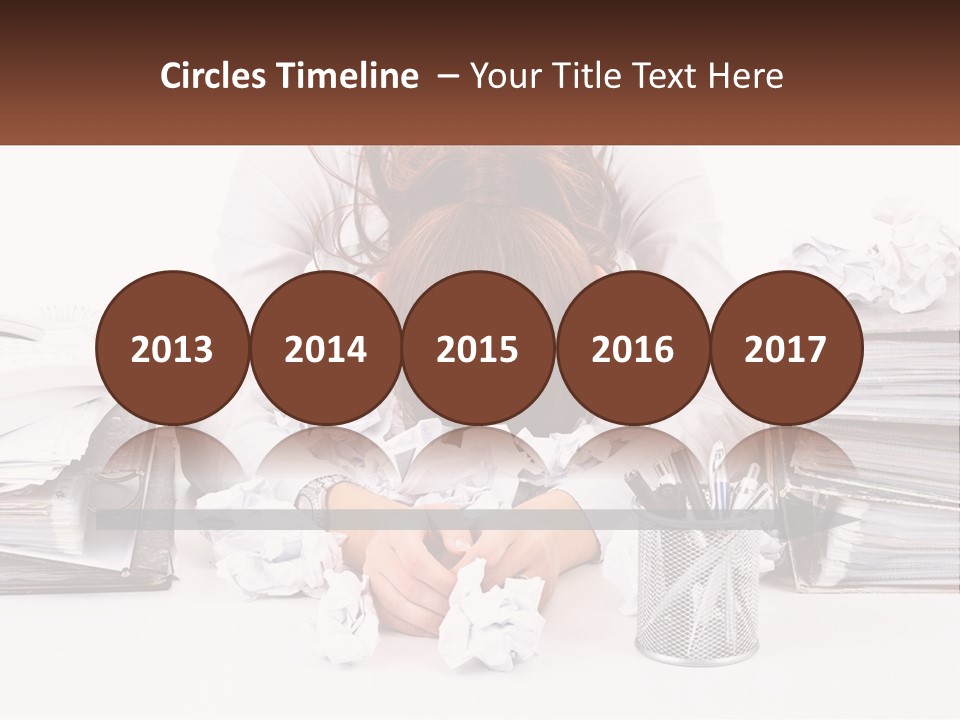 Water Sad Old PowerPoint Template