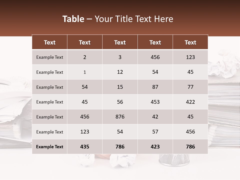 Water Sad Old PowerPoint Template