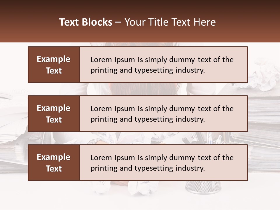 Water Sad Old PowerPoint Template
