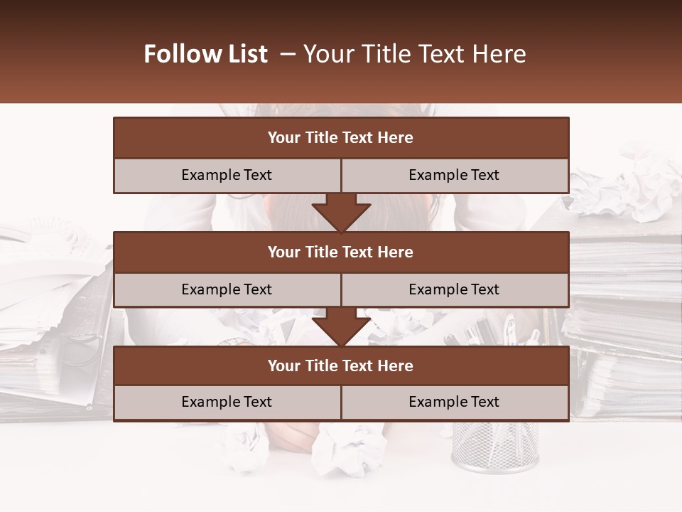 Water Sad Old PowerPoint Template