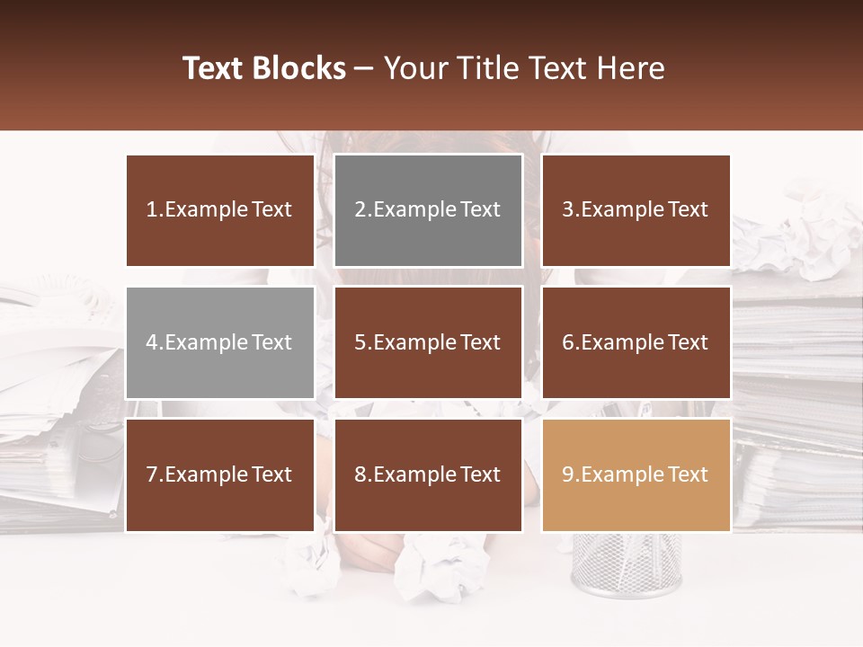 Water Sad Old PowerPoint Template