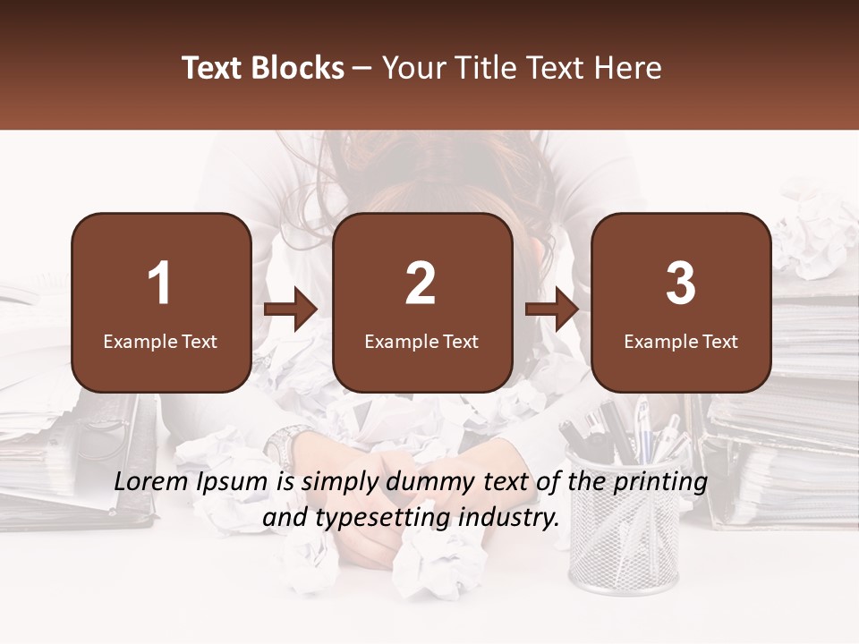 Water Sad Old PowerPoint Template