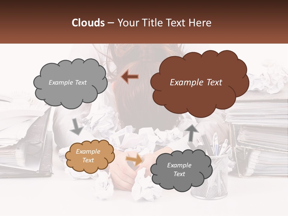 Water Sad Old PowerPoint Template