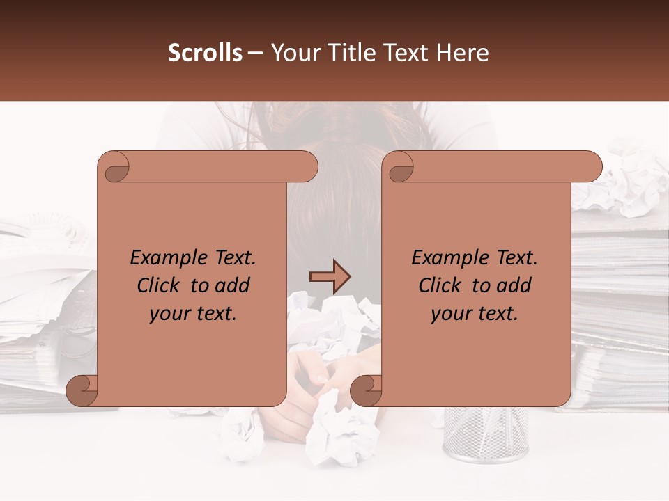 Water Sad Old PowerPoint Template