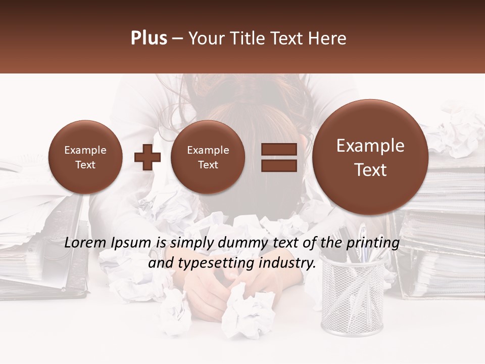 Water Sad Old PowerPoint Template