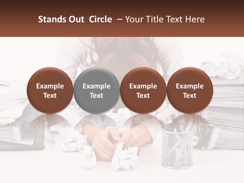 Water Sad Old PowerPoint Template