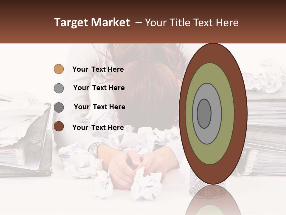 Water Sad Old PowerPoint Template