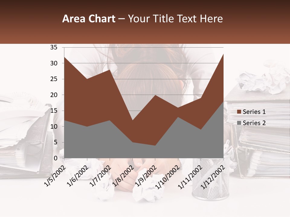 Water Sad Old PowerPoint Template