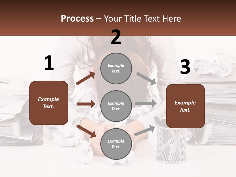 Water Sad Old PowerPoint Template