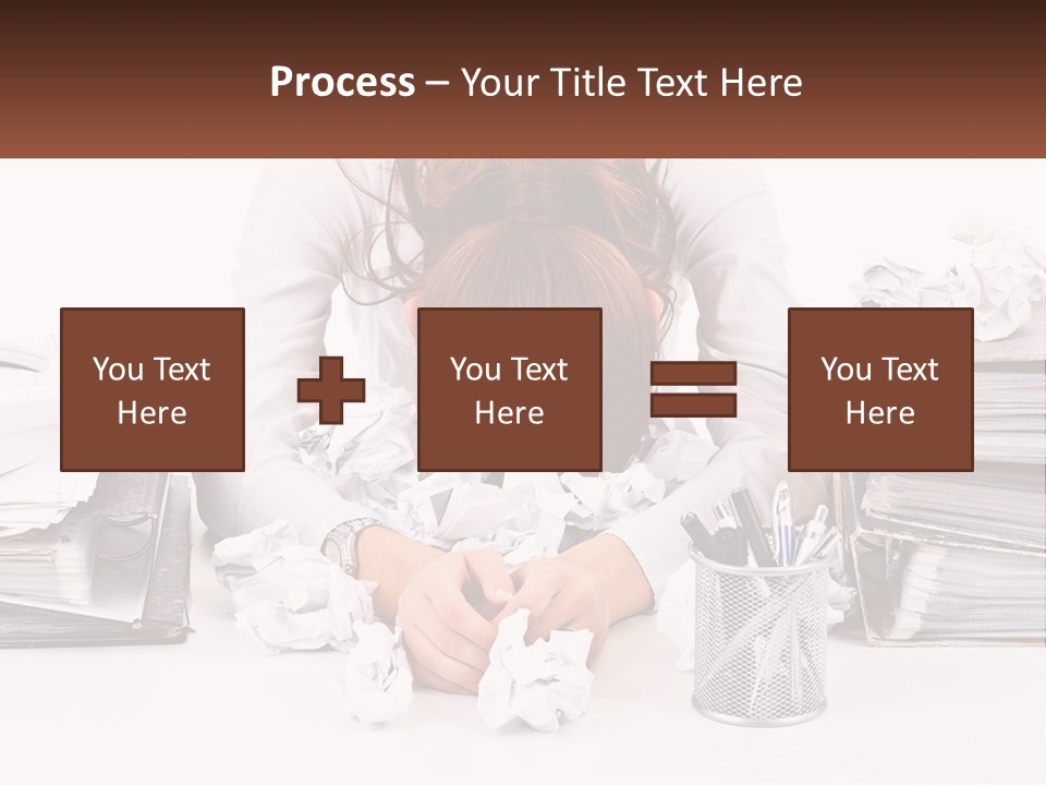 Water Sad Old PowerPoint Template