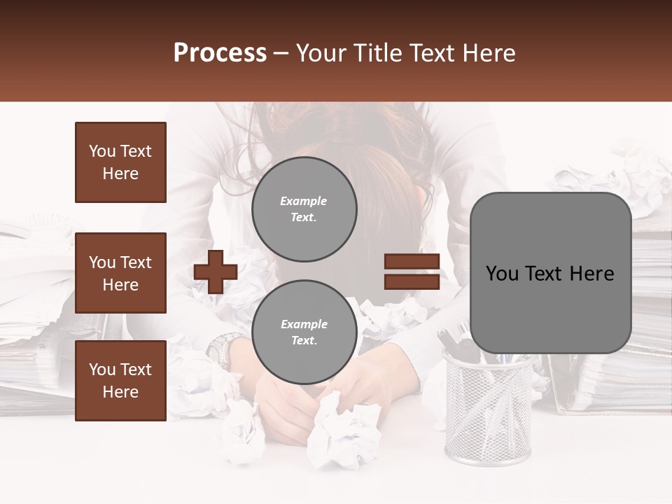 Water Sad Old PowerPoint Template