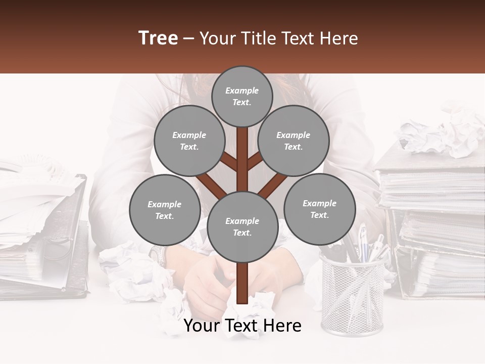 Water Sad Old PowerPoint Template