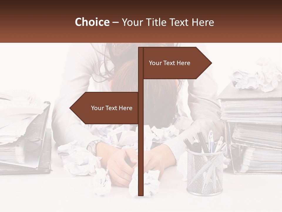 Water Sad Old PowerPoint Template