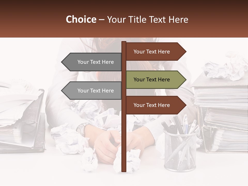 Water Sad Old PowerPoint Template