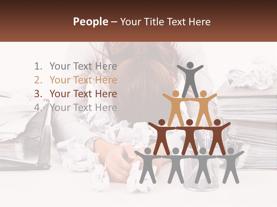 Water Sad Old PowerPoint Template