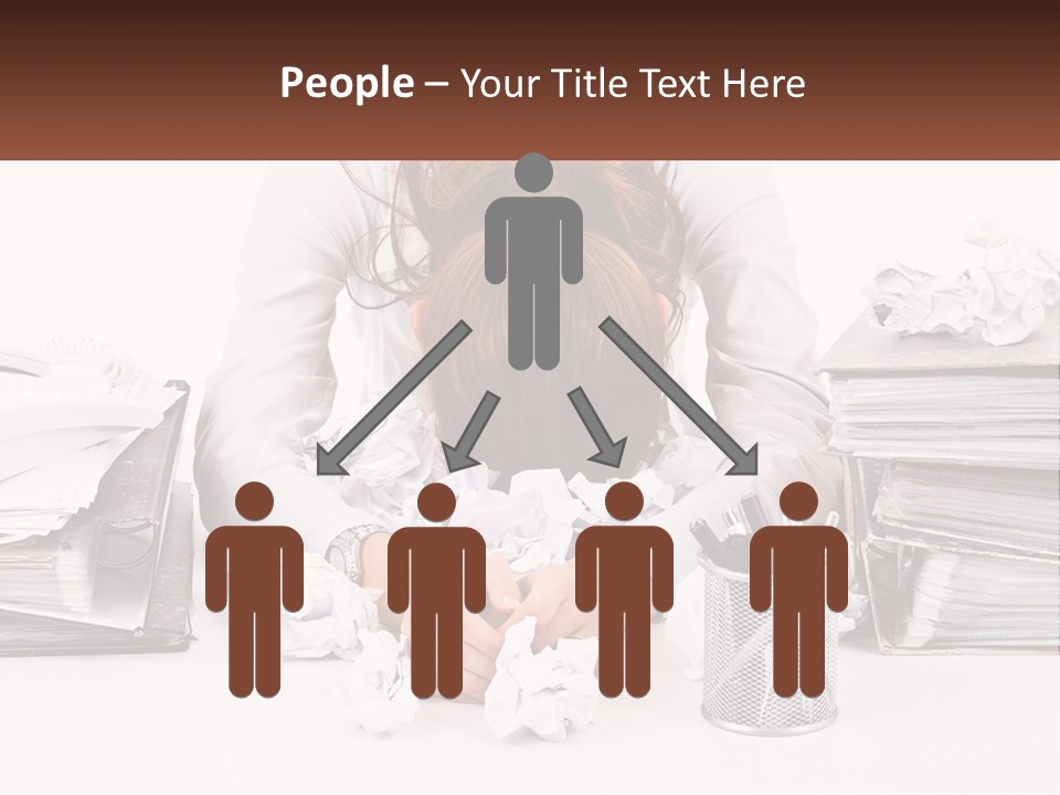 Water Sad Old PowerPoint Template