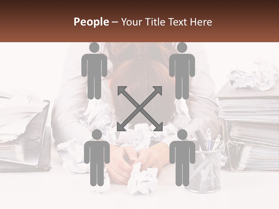 Water Sad Old PowerPoint Template