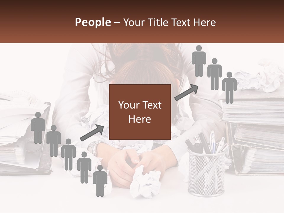 Water Sad Old PowerPoint Template