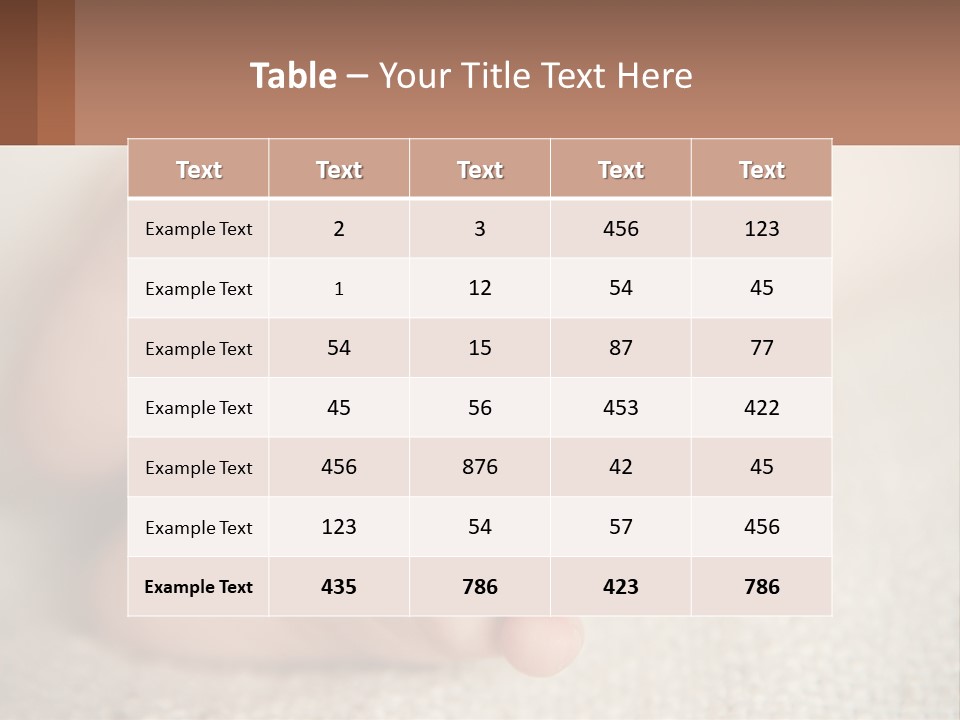 Parent Life Portrait PowerPoint Template