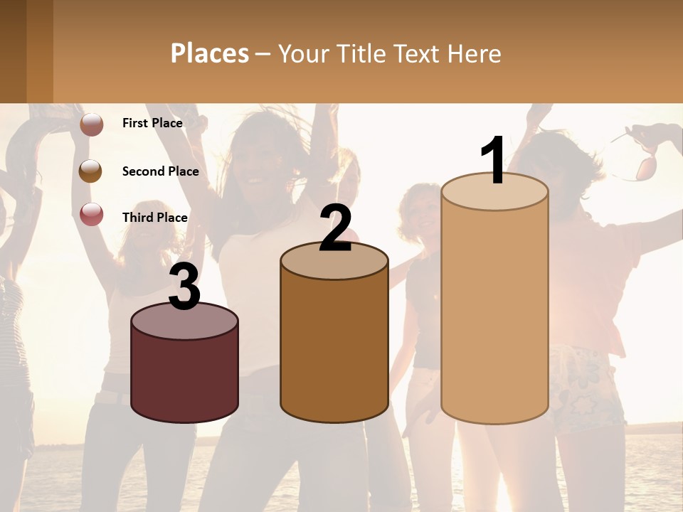 Water Sunrise Single PowerPoint Template