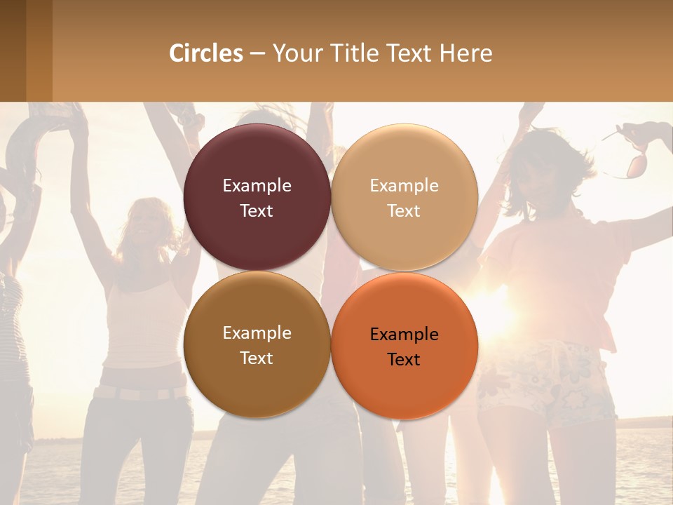 Water Sunrise Single PowerPoint Template