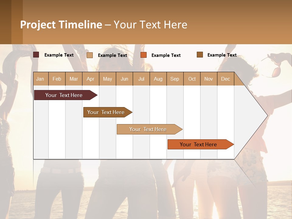 Water Sunrise Single PowerPoint Template