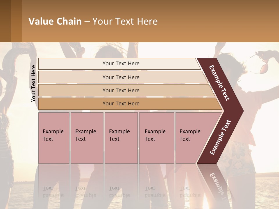 Water Sunrise Single PowerPoint Template