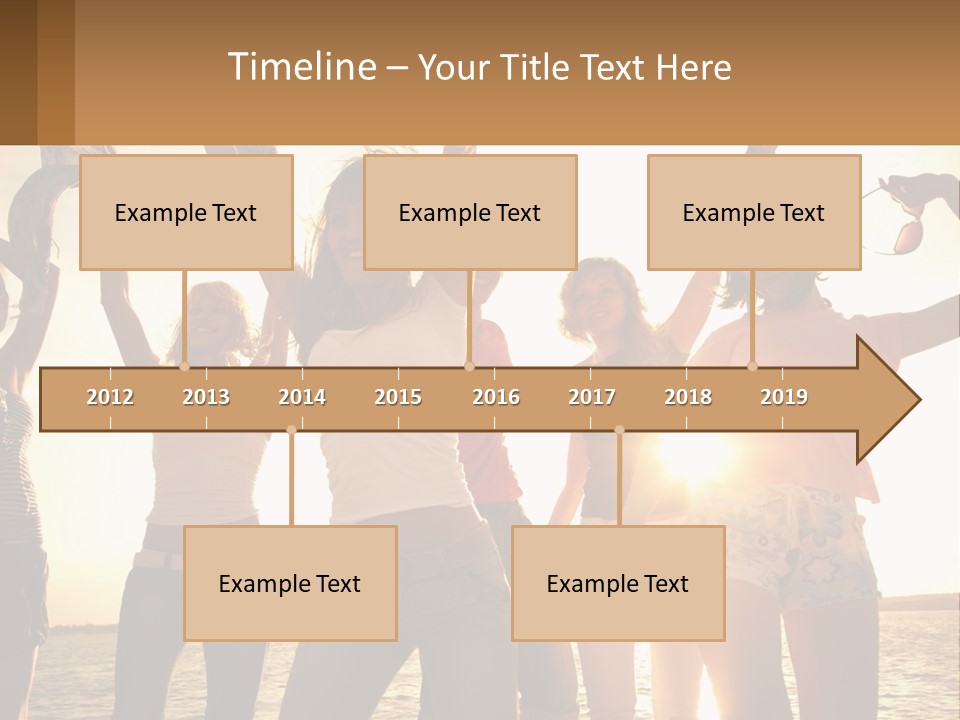 Water Sunrise Single PowerPoint Template