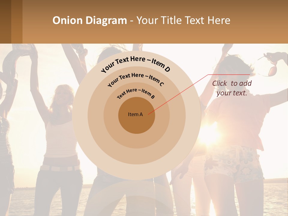 Water Sunrise Single PowerPoint Template