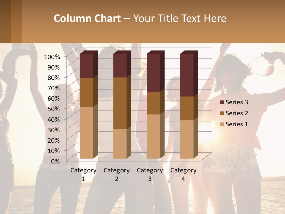 Water Sunrise Single PowerPoint Template