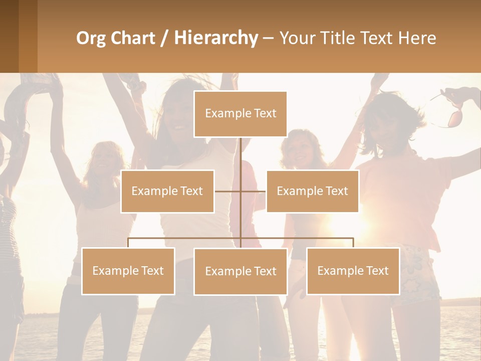 Water Sunrise Single PowerPoint Template