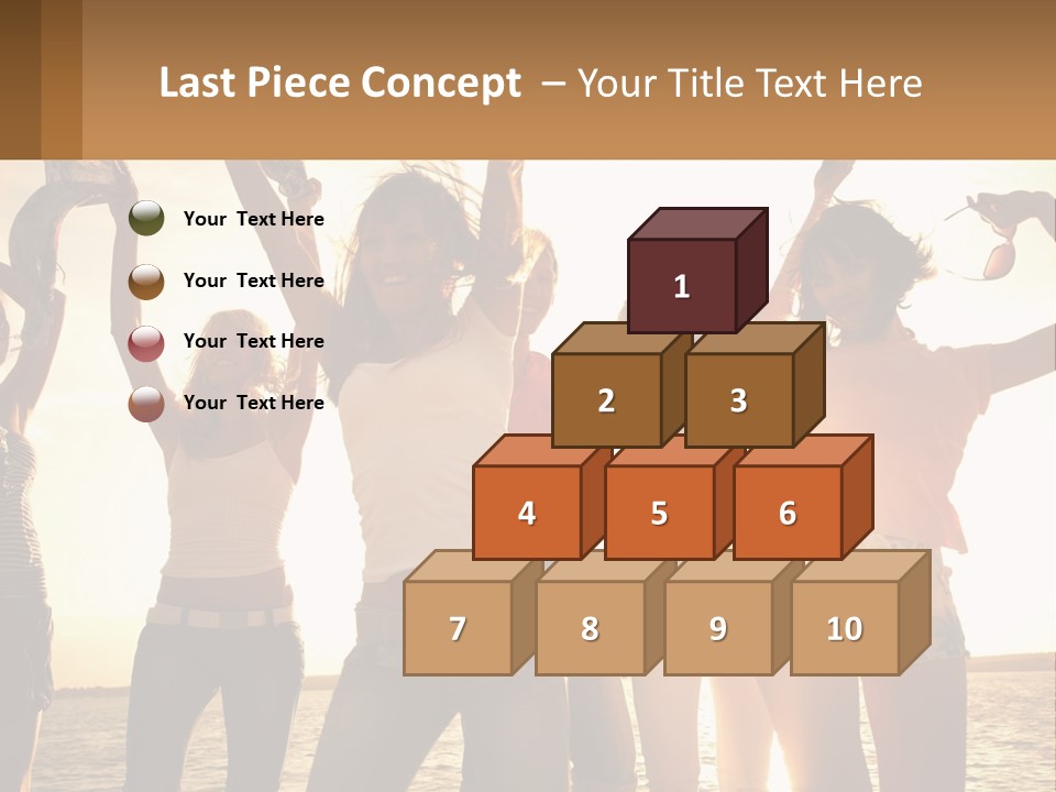 Water Sunrise Single PowerPoint Template