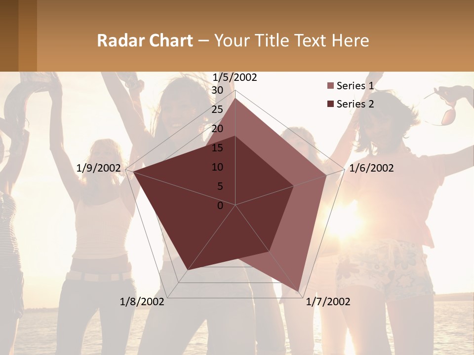 Water Sunrise Single PowerPoint Template