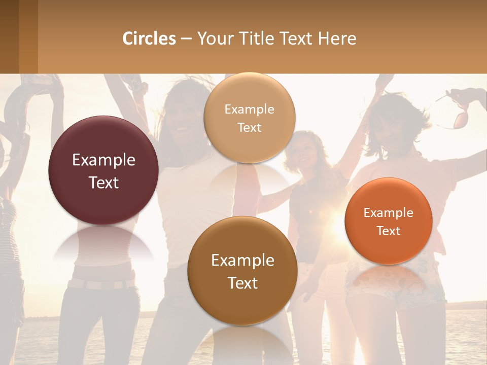 Water Sunrise Single PowerPoint Template