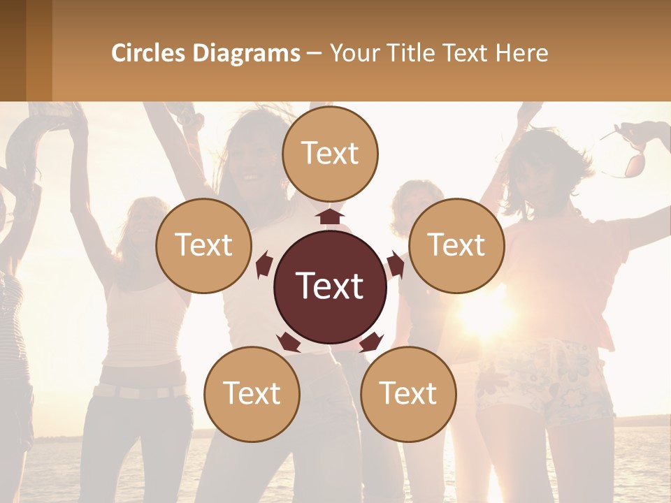 Water Sunrise Single PowerPoint Template