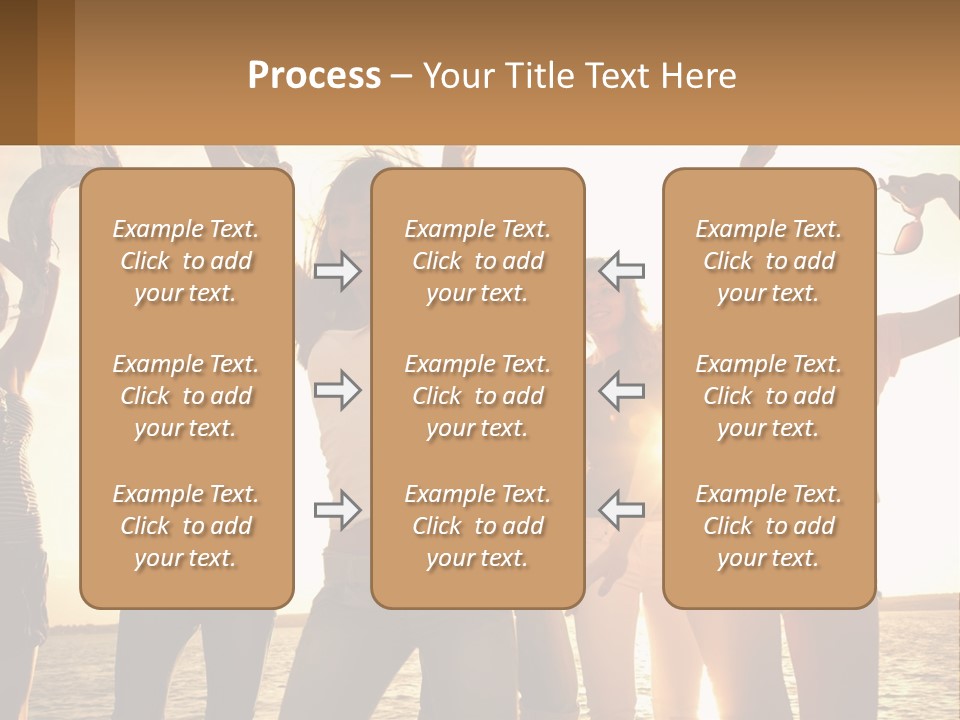 Water Sunrise Single PowerPoint Template