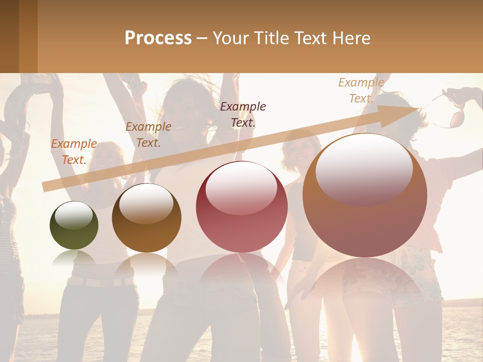 Water Sunrise Single PowerPoint Template