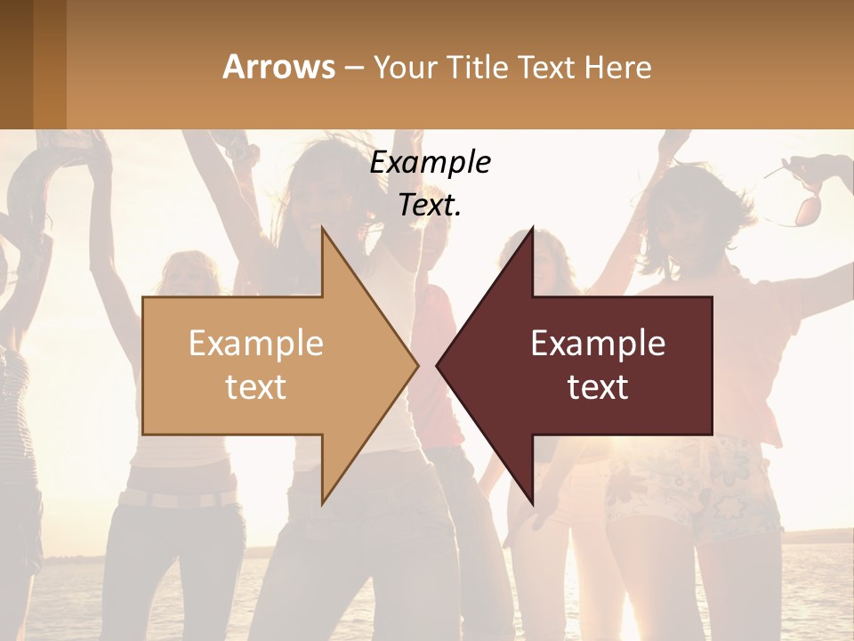 Water Sunrise Single PowerPoint Template