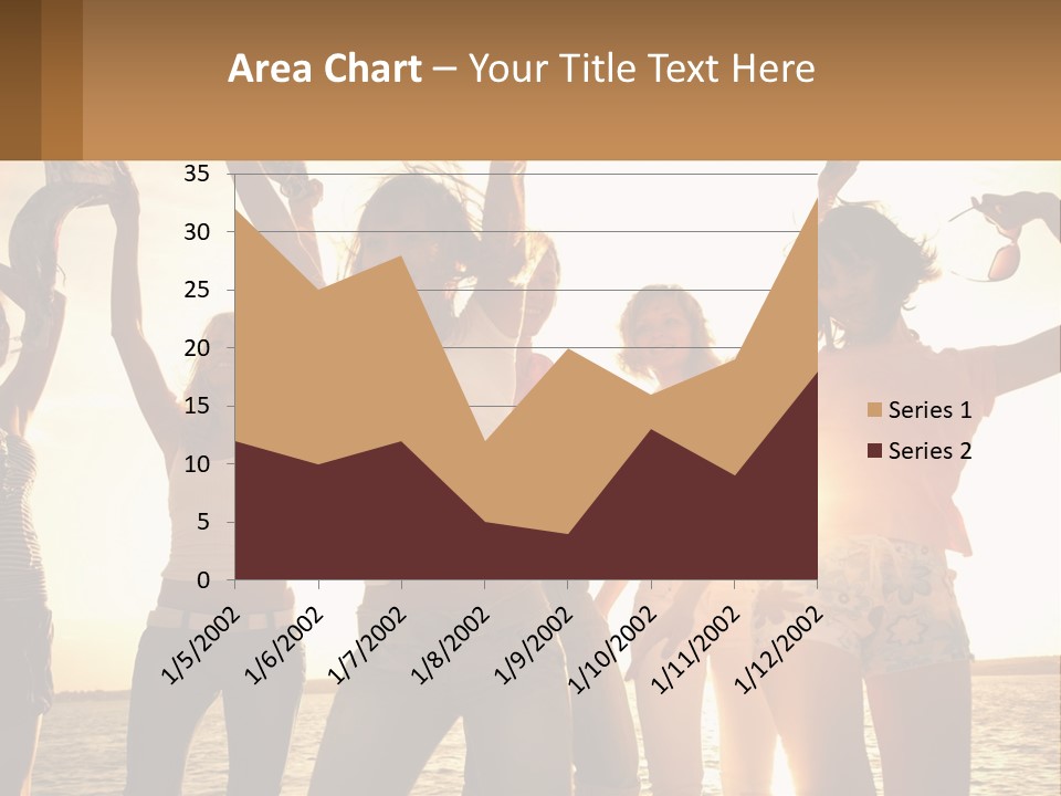 Water Sunrise Single PowerPoint Template