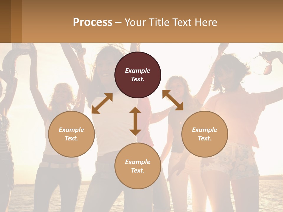 Water Sunrise Single PowerPoint Template