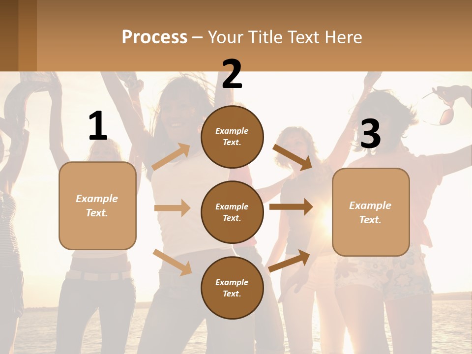 Water Sunrise Single PowerPoint Template